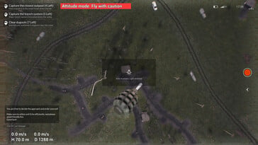 Na imagem: uma captura de tela do jogo Drone Perspective.