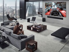 A TV OLED evo M5 da LG (na foto) vem com um Zero Connect Box. (Fonte da imagem: LG)