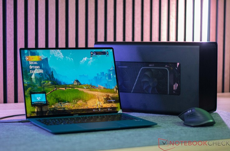 O MateBook X Pro 2023 com Razer Core X e GeForce RTX 3060 Ti