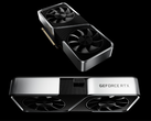 Uma imagem renderizada da GPU GeForce RTX 3060 Founders Edition