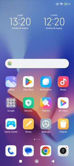 Software do Xiaomi Redmi Note 12S