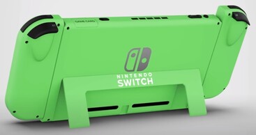 Conceito Switch 2 com grande suporte de pontapé. (Fonte de imagem: ZONEofTECH)