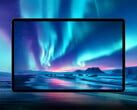 O T70 Pro possui uma tela de 14 polegadas com 60 Hz. Na foto: uma imagem promocional destacando a tela grande do tablet.