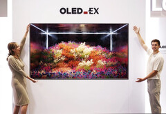 Os painéis LG OLED.EX devem se tornar mais difundidos dentro do próximo ano ou mais. (Fonte de imagem: LG)