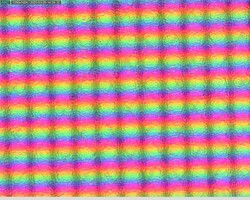 Subpixels muito granulados com contatos de toque abaixo (linhas)