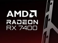 A AMD confirmou a marca de varejo da Radeon RX 7400 em vez de uma imagem real do produto. (Fonte da imagem: AMD - editado)