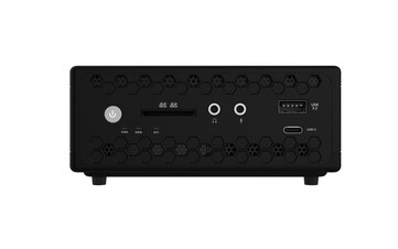 Parte frontal do mini PC Zotac Zbox CI360. (Fonte da imagem: Zotac)