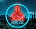 Uma captura de tela do logotipo da Atari Hotels (fonte da imagem: Atari Hotels)