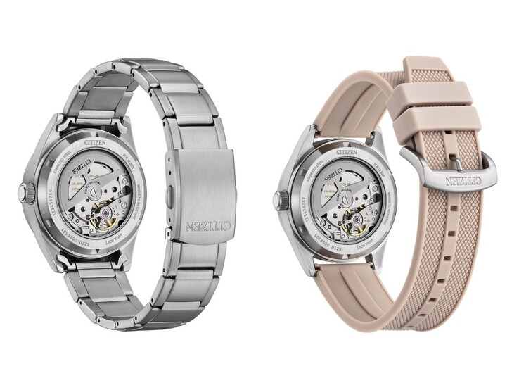 Os relógios Citizen NJ022 têm pulseiras de metal ou de uretano. (Fonte da imagem: Citizen, editado)