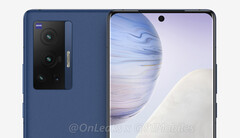 O Vivo X70 Pro tem uma tela de 6,5 polegadas e câmeras com a marca Zeis. (Fonte de imagem: OnLeaks &amp;amp; 91Mobiles)