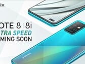 O suposto cartaz promocional do Infinix Nota 8. (Fonte: Twitter)