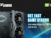 Existem alguns cartões RTX 2060 de 12 GB por aí, mas nenhum a preços razoáveis. (Fonte da imagem: ZOTAC)