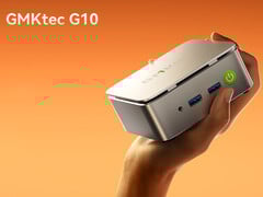 O GMK G10 custa a partir de US$ 189,99. Na foto: o mini PC. (Fonte da imagem: GMKtec - editado)