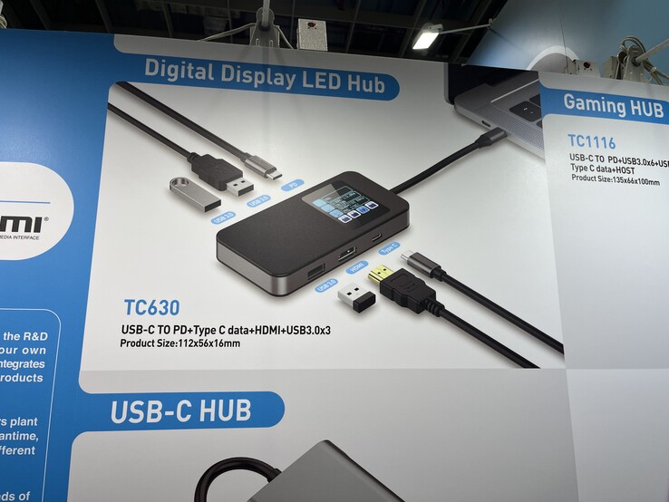 As opções de conectividade encontradas no TC630 (Fonte da imagem: Andreas Sebayang/Notebookcheck.com)