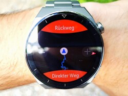 Em treinamento, o Huawei smartwatch oferece navegação por caminhos de retorno
