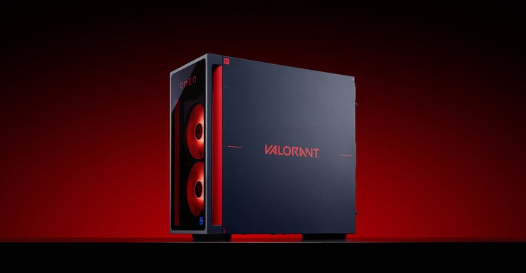 O painel direito do Omen 35L Valorant Edition (Fonte da imagem: HP)