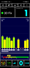 Recepção de GPS em ambientes externos