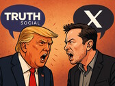 Trump e Musk agora estão difamando um ao outro em suas plataformas de redes sociais. (Fonte da imagem: AI generated)