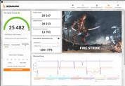 Fire Strike (energia da rede elétrica, overboost)