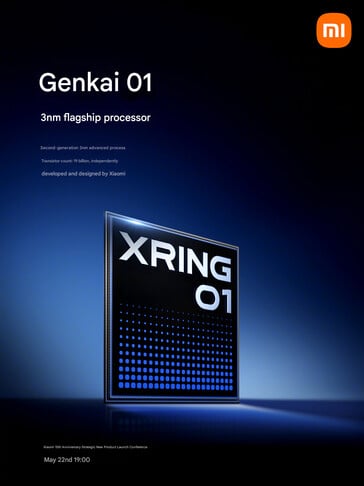 Teaser de lançamento do Xiaomi Xring O1 (Fonte da imagem: Xiaomi - tradução automática)