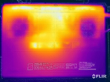 Teste de estresse de temperatura da superfície (parte inferior)