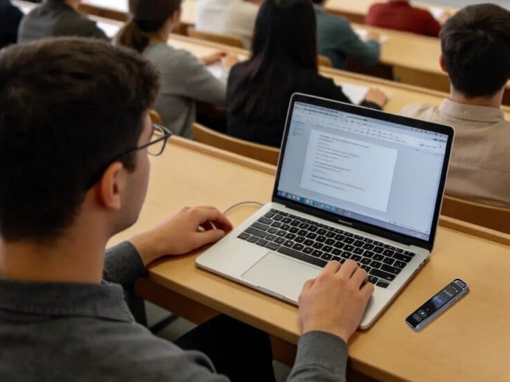 Um possível caso de uso é a gravação de aulas.