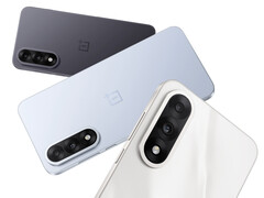 O OnePlus Nord 5 vem nas opções de cores Dry Ice, Marble Sands e Phantom Grey. (Fonte da imagem: OnePlus)