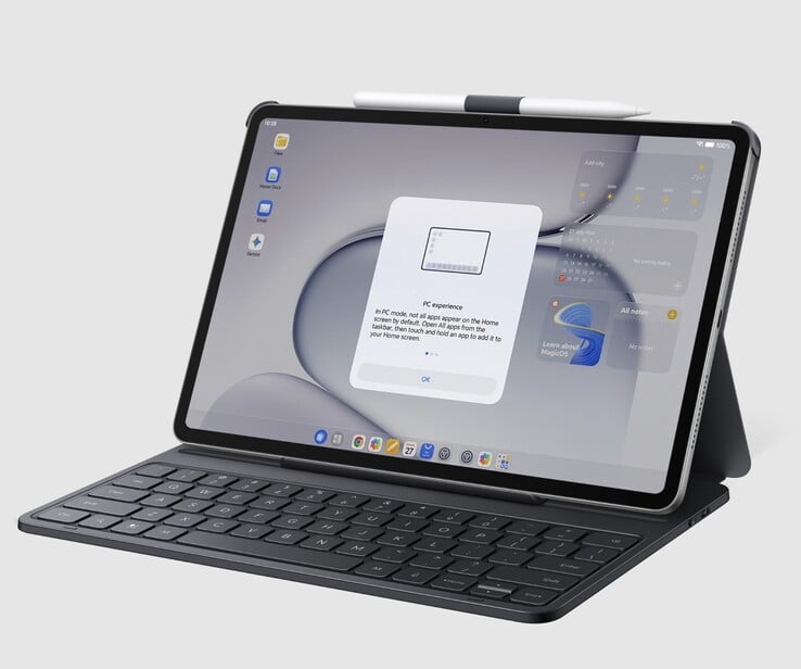 O Pad 20 com o Magic-Pencil 4s e o teclado Bluetooth inteligente.