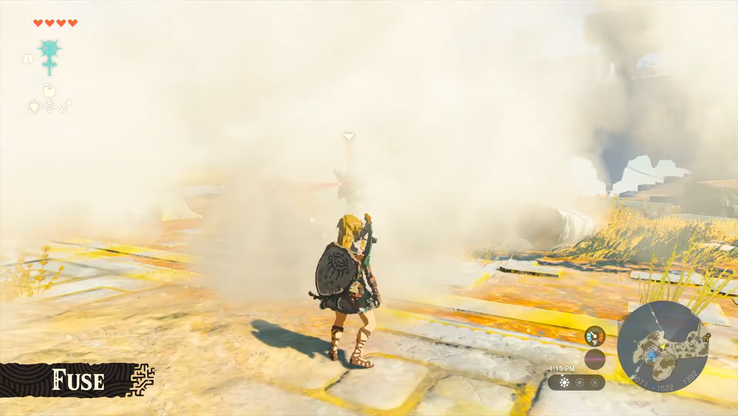 Link pode criar smokeshields que obscurecem a visão do inimigo durante o combate, permitindo que ele receba um Sneakstrike.