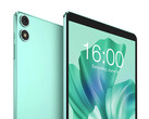 O Teclast P85T vem em um acabamento verde menta com Android 13. (Fonte da imagem: Teclast)