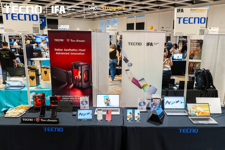 A Tecno apresenta seus dispositivos mais recentes no IFA ShowStoppers 2026