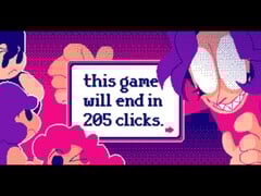 Este jogo terminará em 205 cliques foi lançado no Steam em 5 de agosto e é totalmente gratuito para jogar. (Fonte da imagem: Steam)