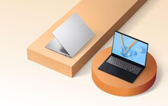 O Asus Vivobook 16 vem nas cores azul e prata (Fonte da imagem: Asus)