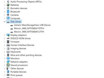 Antes da invasão, os SSDs são listados em 