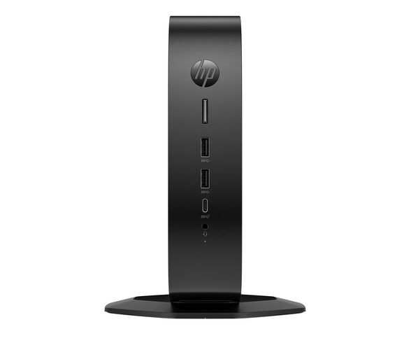 Frente do HP Elite t755 Thin Client (imagem via HP)