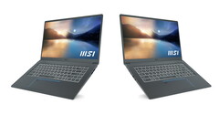 O MSI Prestige 15 embala bastante hardware impressionante para um laptop de 1,65 kg. (Fonte da imagem: MSI)