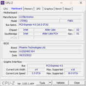 CPU-Z: Placa principal