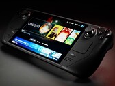 A tela OLED do Steam Deck OLED sofre com artefatos visíveis após um teste de estresse. (Imagem: Valve)