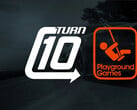 Logotipos da Turn 10 Studios e da Playground Games (Fonte da imagem: Turn 10 Studios, Playground Games)