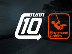Logotipos da Turn 10 Studios e da Playground Games (Fonte da imagem: Turn 10 Studios, Playground Games)