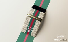 A Samsung já fez parceria com a Thom Browne para criar versões de edição limitada de seus principais smartphones. (Fonte da imagem: LetsgoDigital & Snoreyn)