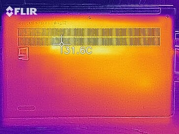 Lado inferior de geração de calor (ocioso)