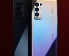 O Oppo Reno5 Pro+, fotografado, chegará em 24 de dezembro. (Fonte da imagem: Oppo via GSMArena)