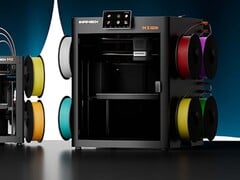 O InfiMech MX 3D vem com oito cabeçotes de ferramenta.