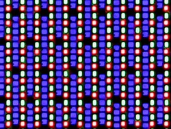 Disposição dos subpixels