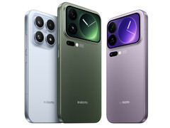 O Xiaomi 17, o Xiaomi 17 Pro e o Xiaomi 17 Pro Max. (Fonte da imagem: Xiaomi)