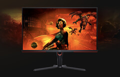 O AOC AGON Gaming U32G3X/BK será lançado em pouco mais de um mês. (Fonte da imagem: AOC)