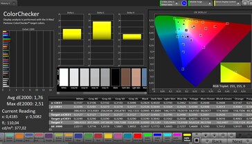 Precisão de cores CalMAN