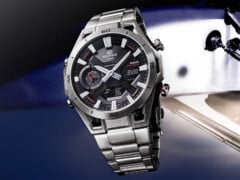 O relógio Edifice Sopsensione ECB-2300D da Casio (foto) pode ser lançado em breve. (Fonte da imagem: Ersa Watch, editado)