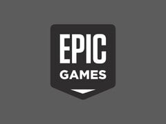 O logotipo da Epic Games ilustrado
